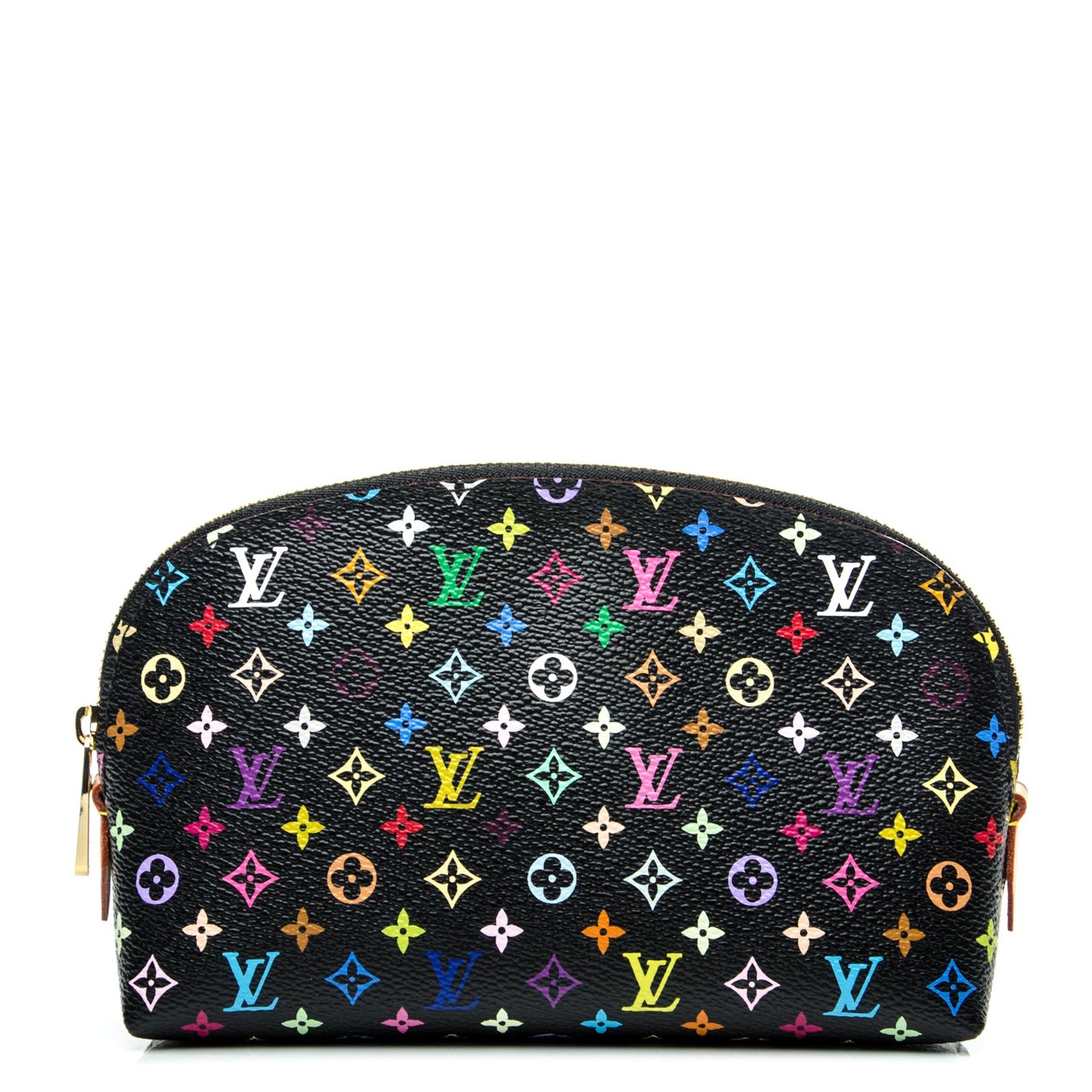 Monogram Multicolor Cosmetic Pouch Black Grenade