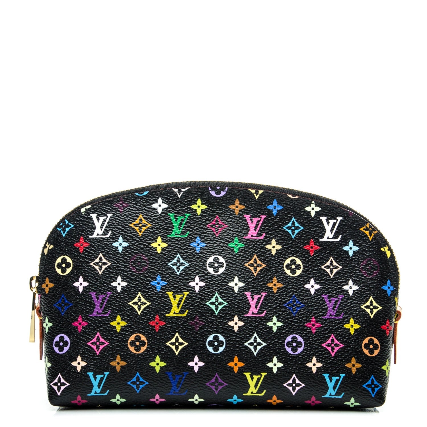 Louis Vuitton Monogram Multicolor Cosmetic Pouch Black Grenade 1 of 6