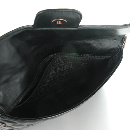 Chanel Patent Camellia Embossed Mini Flap Black 5 of 8