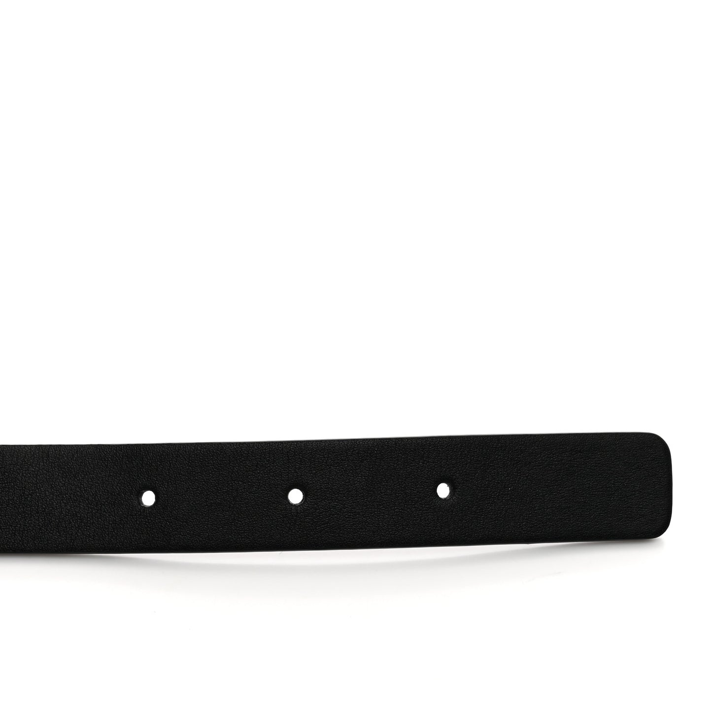 Calfskin CC Pearl Chain Belt 80 32 Black