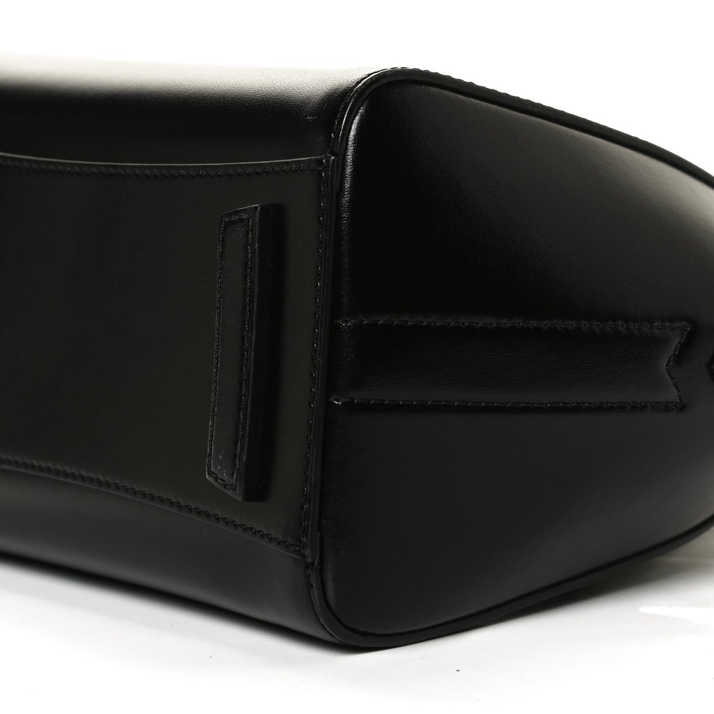 Shiny Lord Calfskin Mini Antigona Black