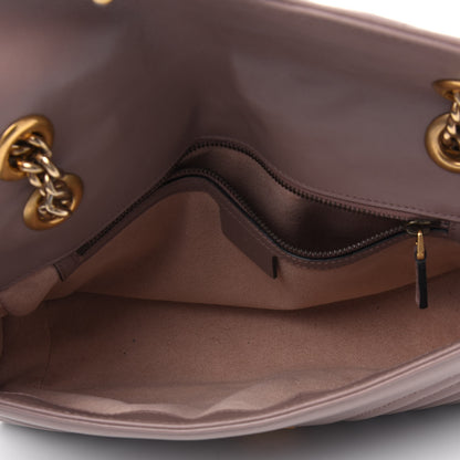 Gucci Calfskin Matelasse Small GG Marmont Shoulder Bag Porcelain Rose 5 of 13