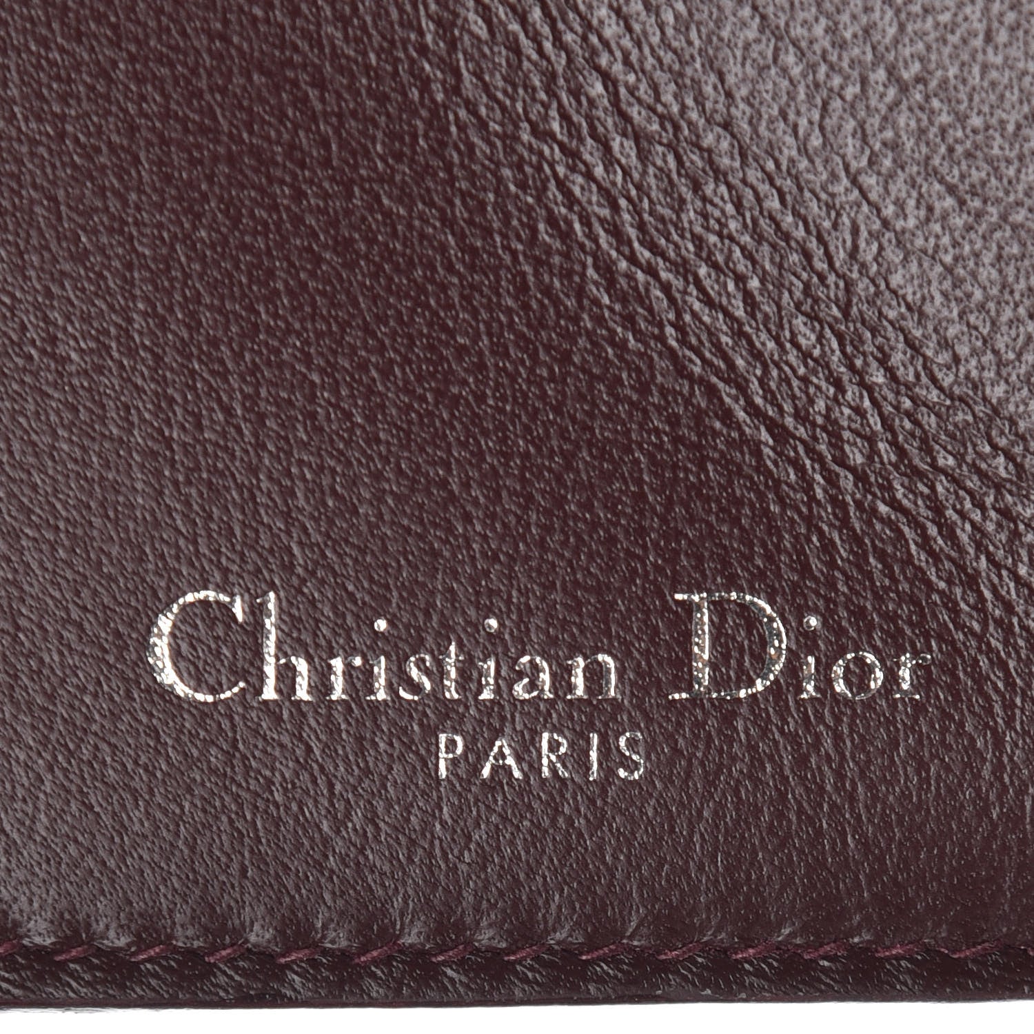Christian Dior Bullcalf Diorissimo Medium Envelope Wallet Rose Passion 6 of 7