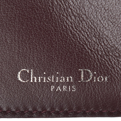 Christian Dior Bullcalf Diorissimo Medium Envelope Wallet Rose Passion 6 of 7