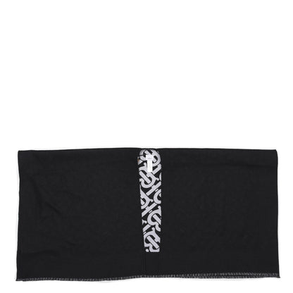 Burberry Wool Jacquard Monogram TB Cape Scarf Black 1 of 4