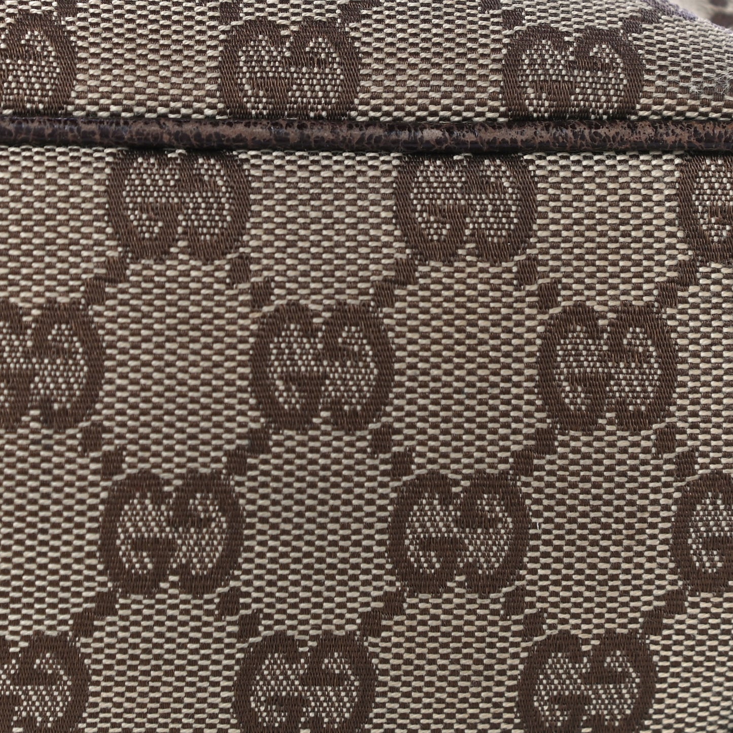 Monogram Signature Tote Dark Brown