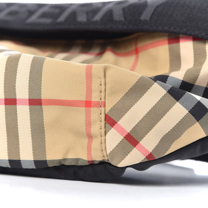Burberry Nylon Vintage Check Sonny Bum Bag Archive Beige Black 8 of 8