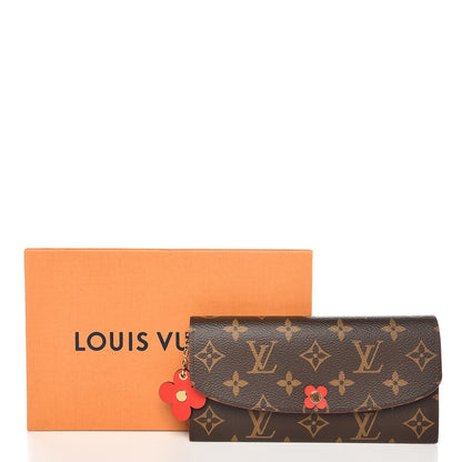 Louis Vuitton Monogram Bloom Flower Emilie Wallet Coquelicot 9 of 9