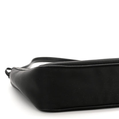 Prada Tessuto Nylon Saffiano Mini Re-Edition 2005 Bag Black 10 of 11