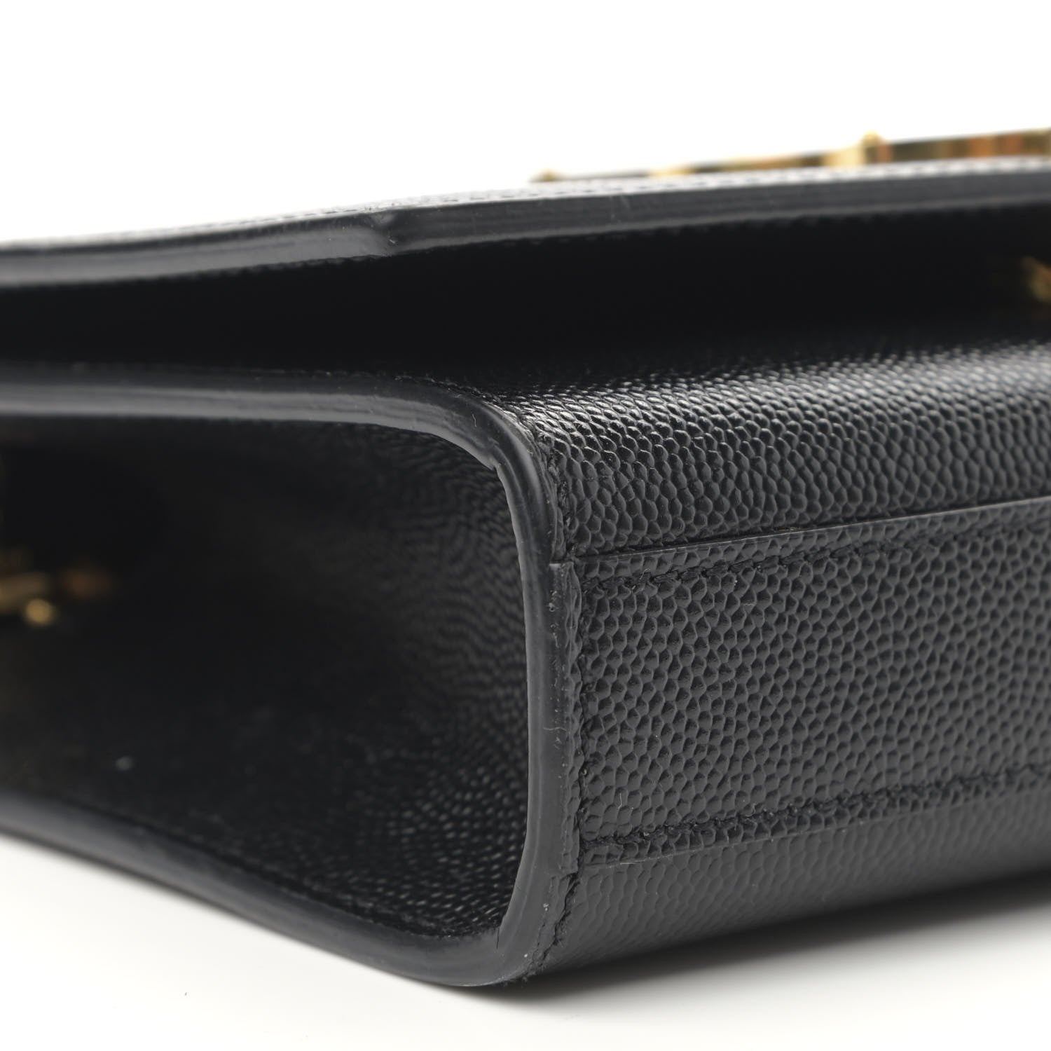 Saint Laurent Grain De Poudre Small Monogram Kate Satchel Black 8 of 12
