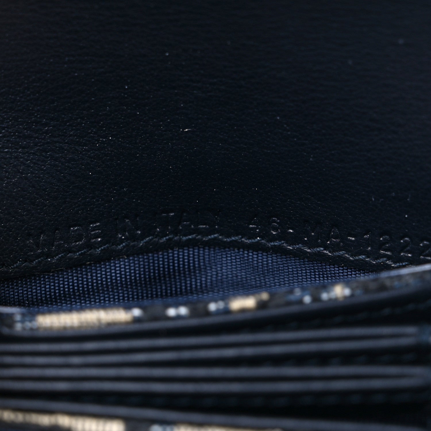 Christian Dior Oblique Saddle 5-Gusset Card Holder Blue 7 of 11