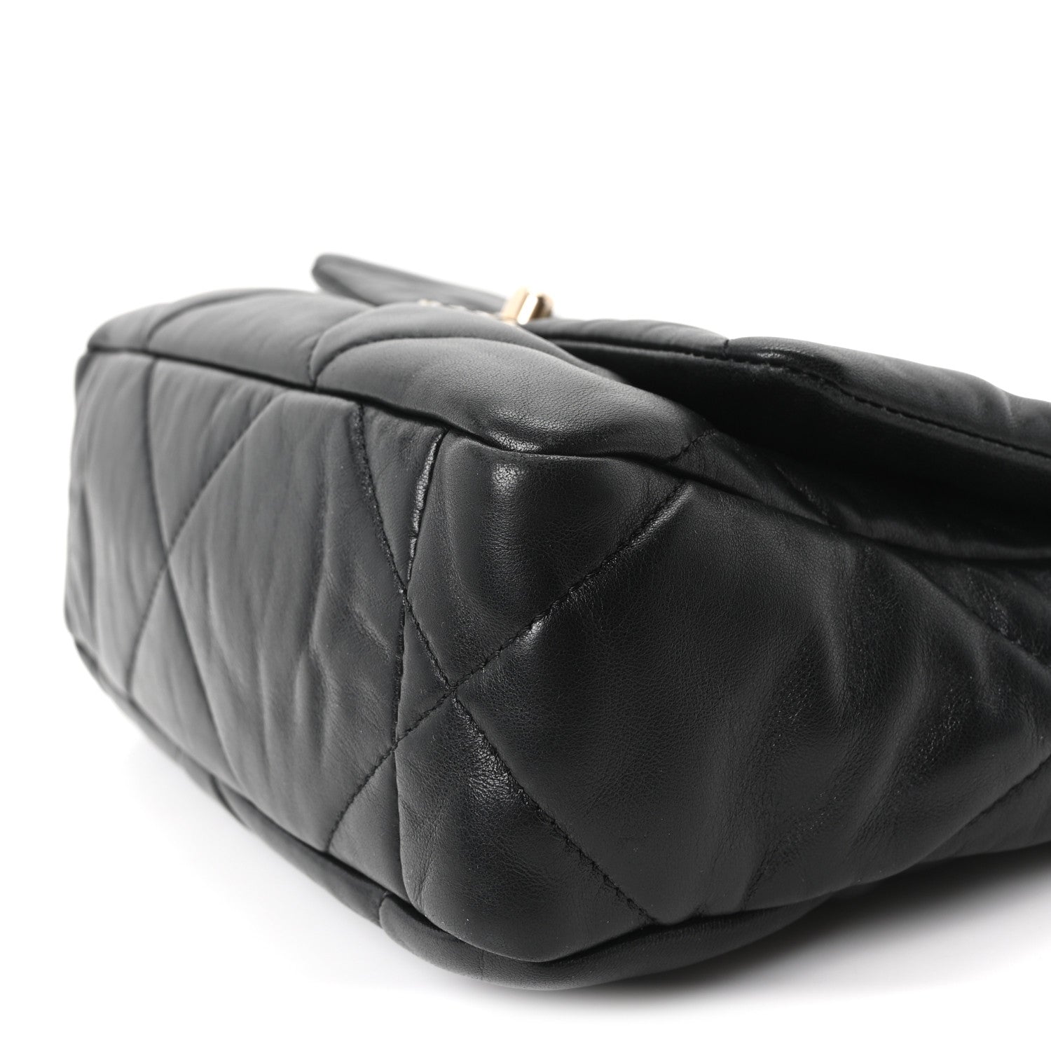 Chanel Lambskin Quilted Medium Chanel 19 Flap Black 10 of 11