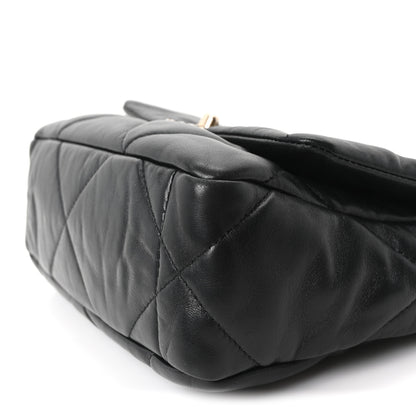 Chanel Lambskin Quilted Medium Chanel 19 Flap Black 10 of 11