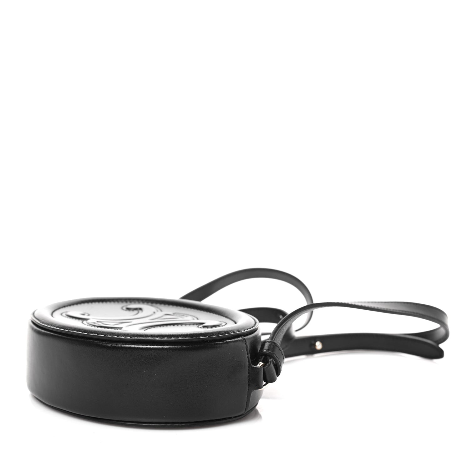 Smooth Calfskin Cuir Triomphe Oval Bag Black