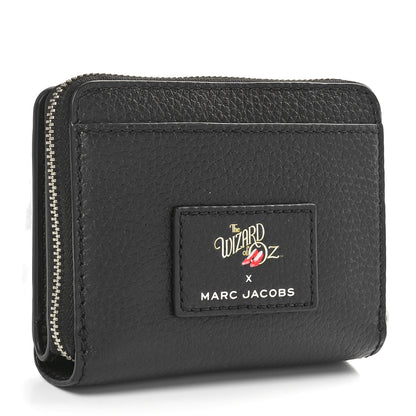 Marc Jacobs X The Wizard Of Oz Friends of Dorothy Grained Calfskin Mini Compact Wallet Black Multicolor 3 of 8