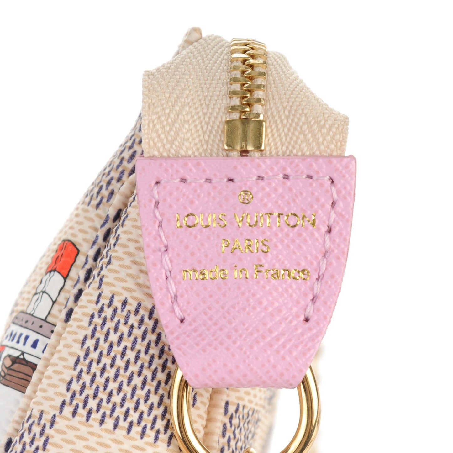 Damier Azur 2016 Christmas Animation Mini Pochette Accessories