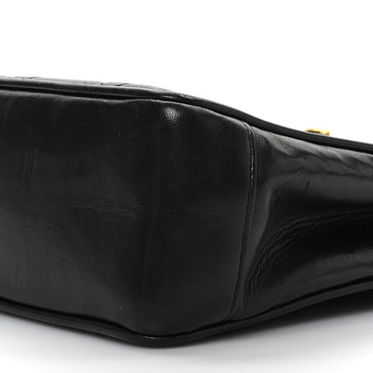 Chanel Lambskin Quilted CC Shoulder Bag Black 10 of 10
