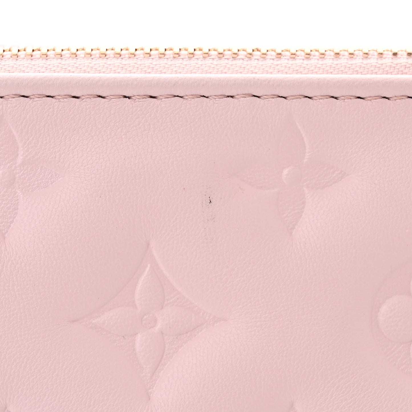 Lambskin Embossed Monogram Coussin PM Rose
