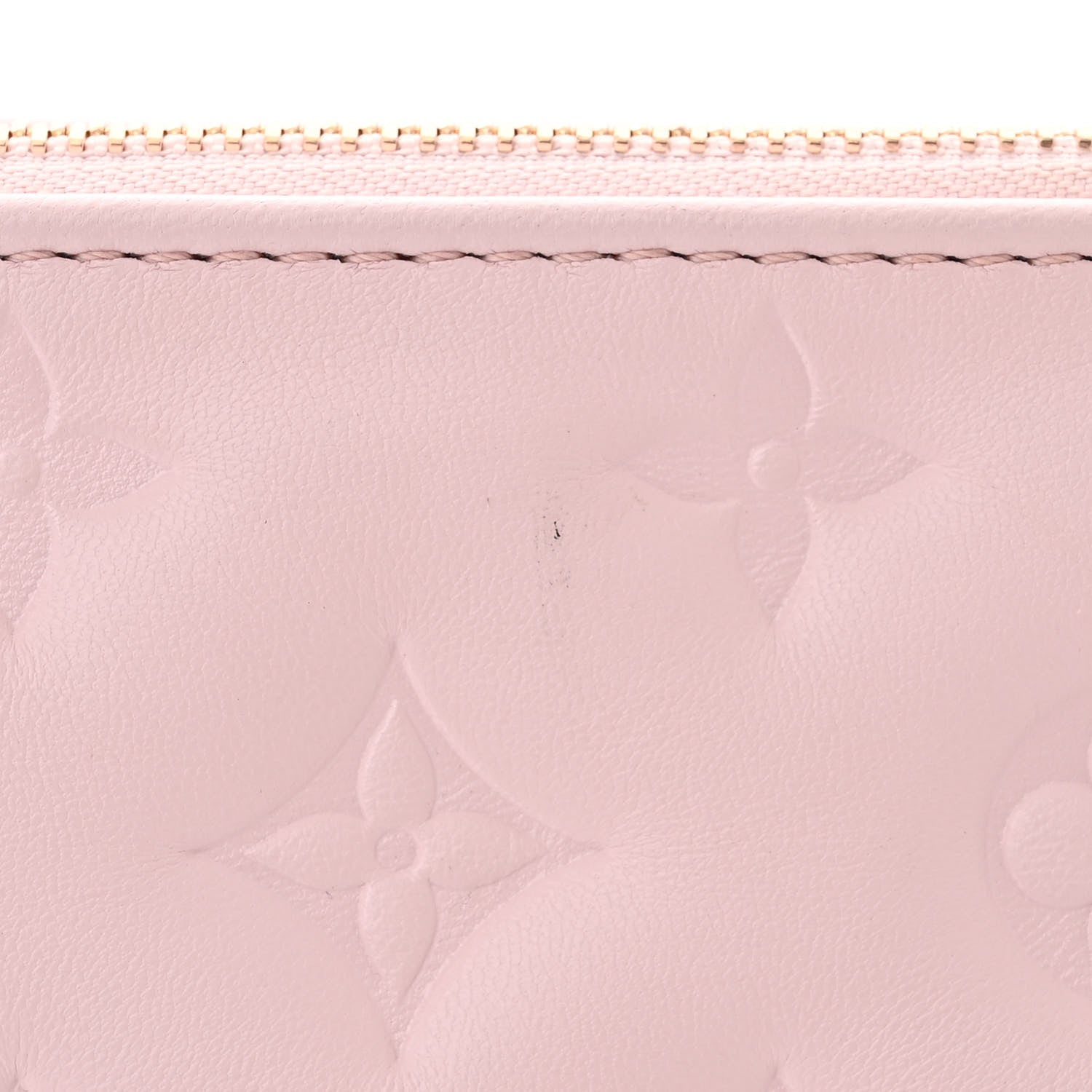 Louis Vuitton Lambskin Embossed Monogram Coussin PM Rose 11 of 12