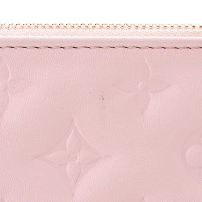 Louis Vuitton Lambskin Embossed Monogram Coussin PM Rose 11 of 12