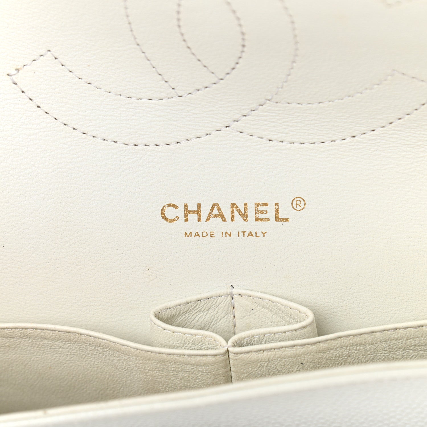 Chanel Caviar Quilted Jumbo Double Flap White 6 of 16