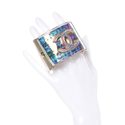 Chanel Resin Tweed CC Bangle Multicolor 2 of 7