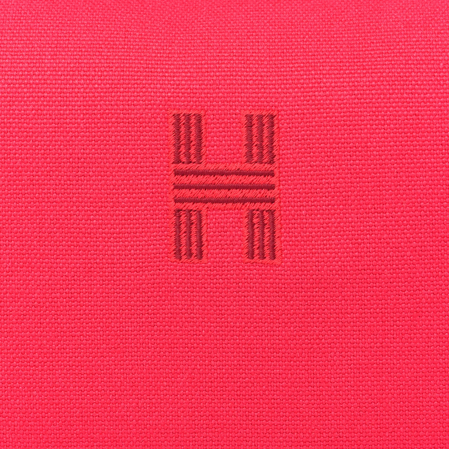 Hermes Canvas Large Bride-A-Brac Pouch Hibiscus 7 of 9