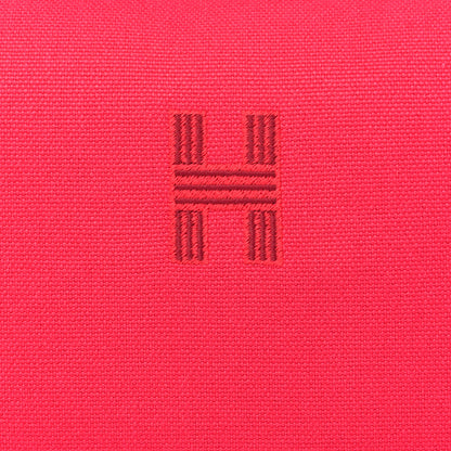 Hermes Canvas Large Bride-A-Brac Pouch Hibiscus 7 of 9