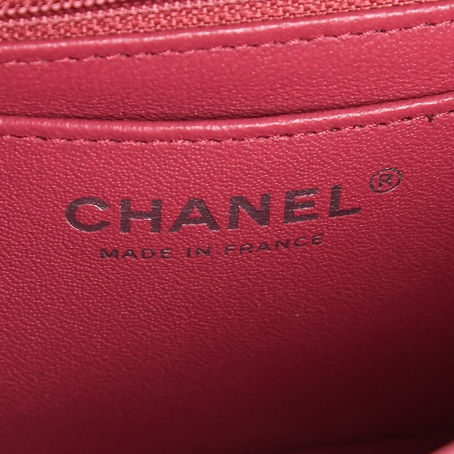 Caviar Quilted Mini Rectangular Flap Pink