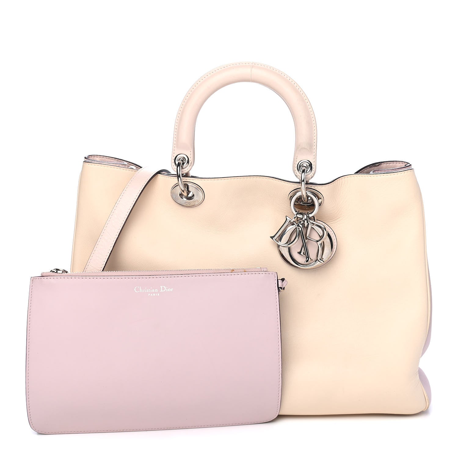 Christian Dior Smooth Calfskin Large Diorissimo Tote 1 of 11