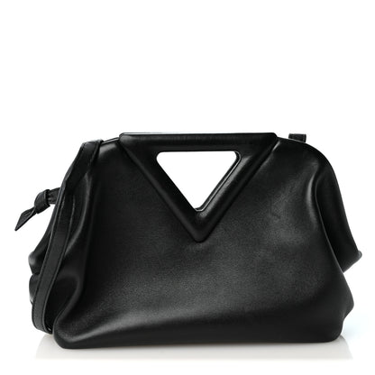 Bottega Veneta Calfskin Small The Point Triangle Bag Black 1 of 8