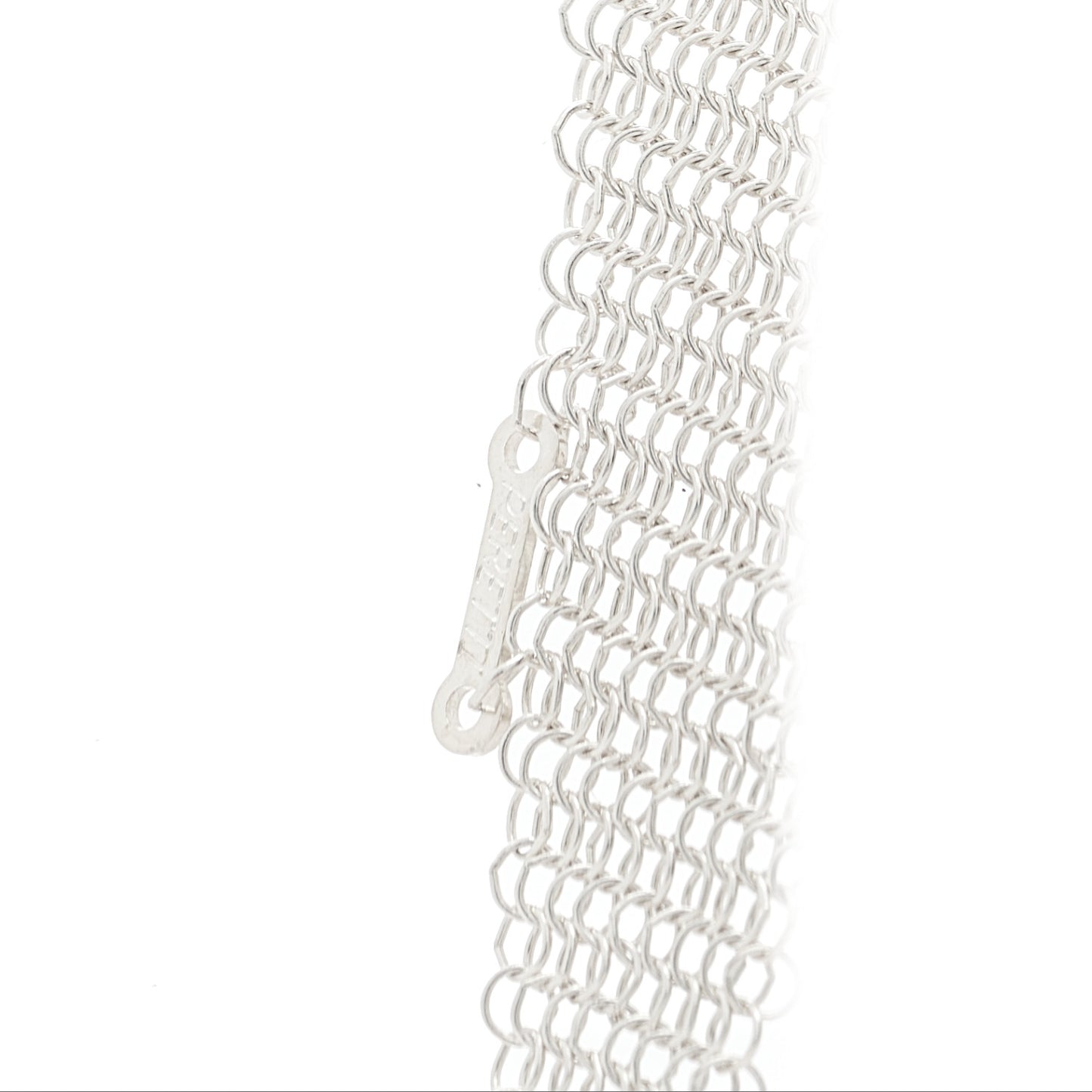Sterling Silver Elsa Peretti Large Mesh Scarf Necklace