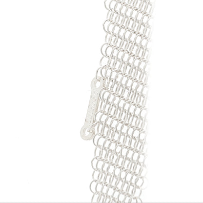 Tiffany Sterling Silver Elsa Peretti Large Mesh Scarf Necklace 3 of 6