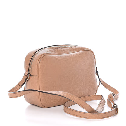 Gucci Pebbled Calfskin Small Soho Disco Bag Camelia 3 of 12
