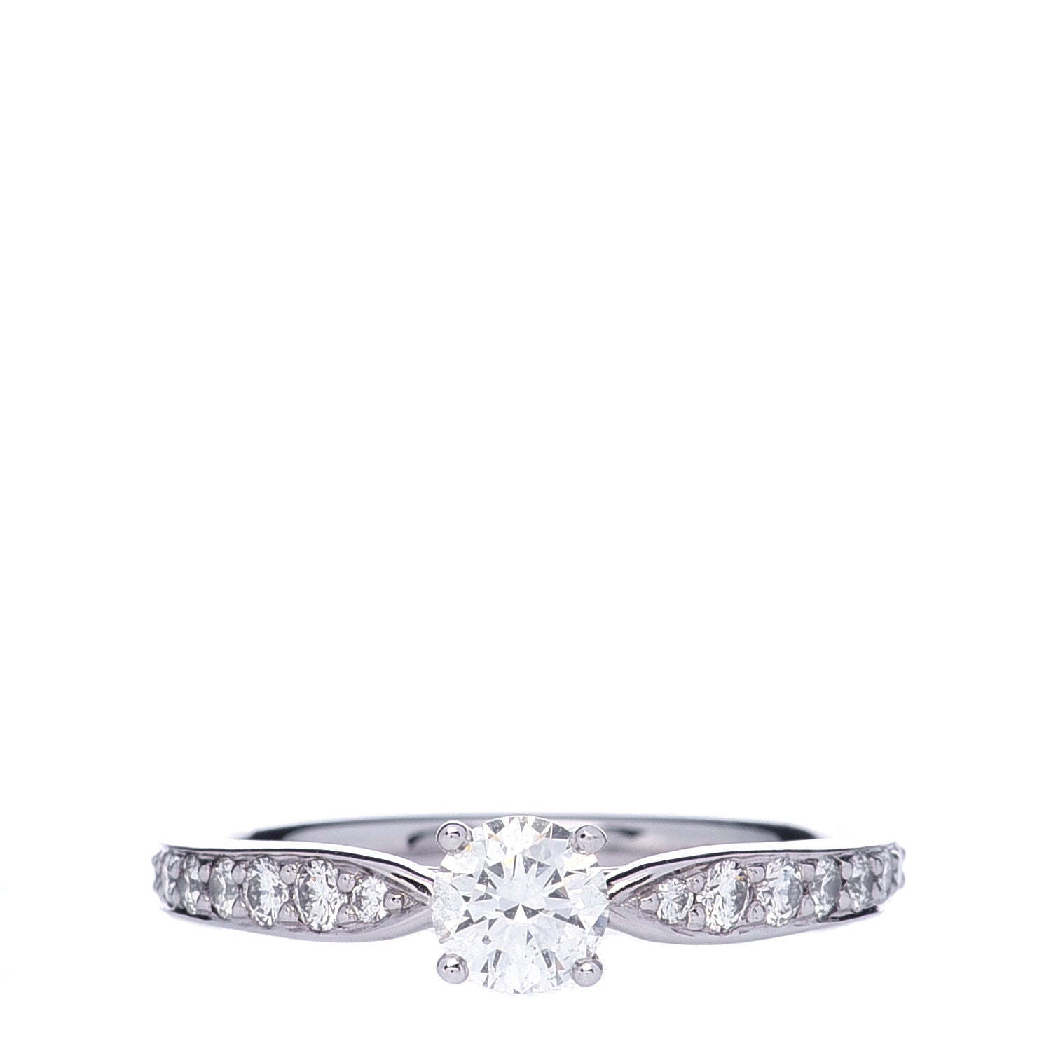 Tiffany Platinum Diamond .28ct Harmony Engagement Ring 47 4 1 of 6