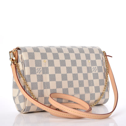 Louis Vuitton Damier Azur Favorite MM 3 of 9