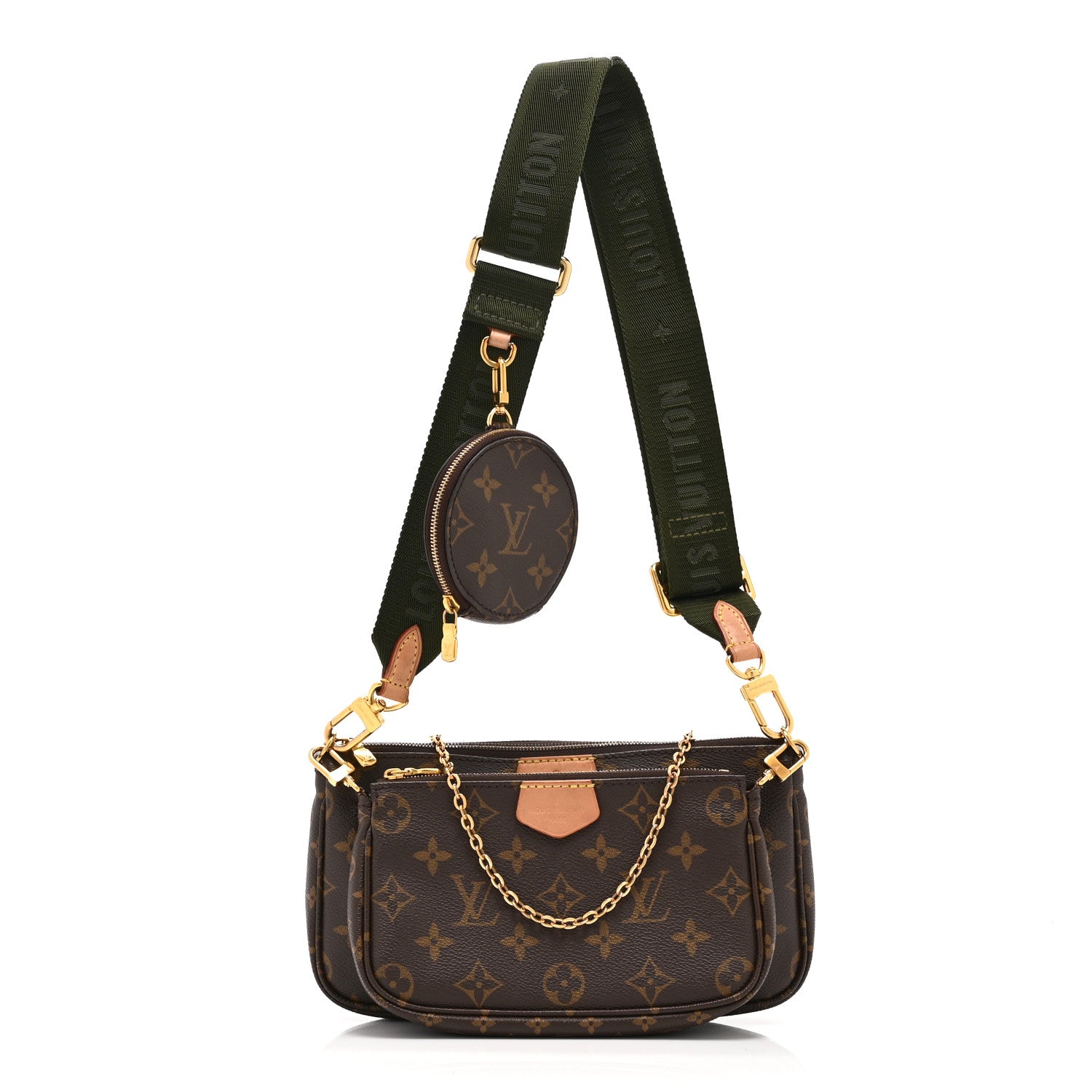 Louis Vuitton Monogram Multi Pochette Accessories Kaki 1 of 11