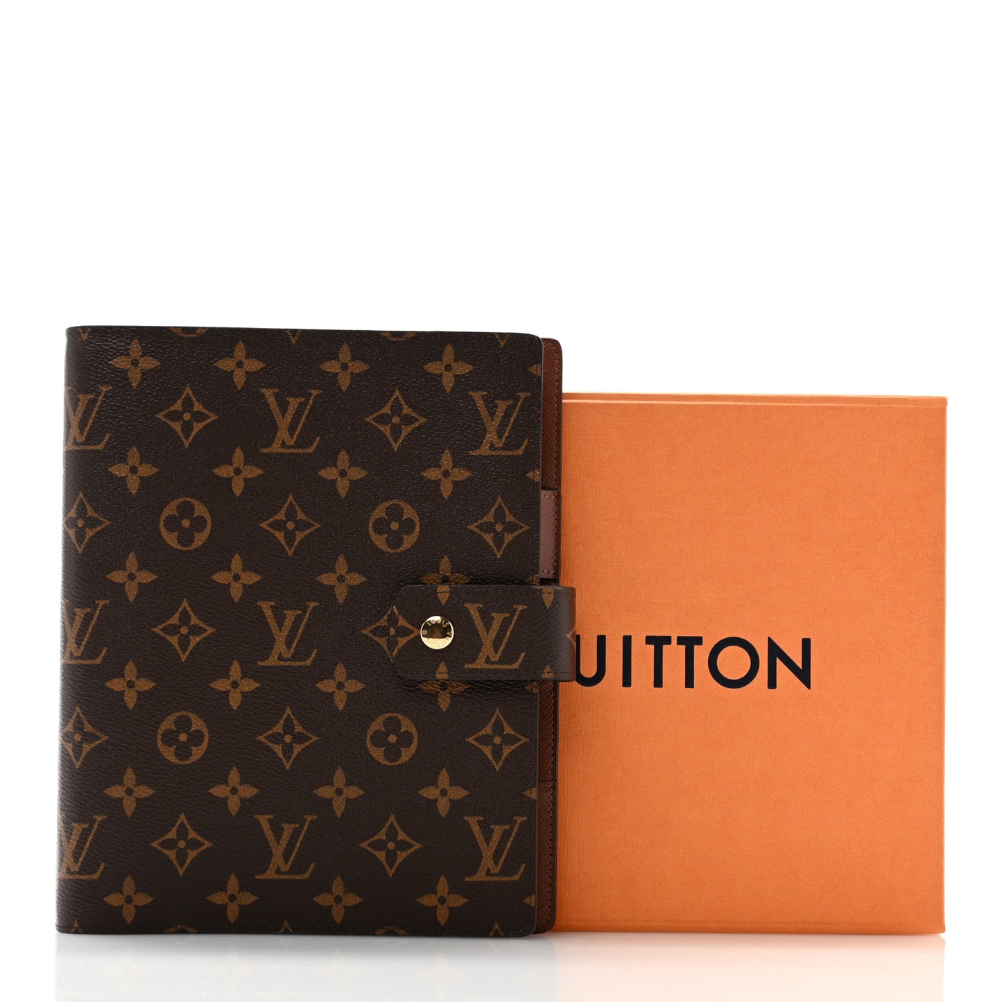 Monogram Large Ring Agenda Cover