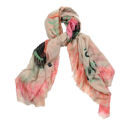 Chanel Cashmere No. 5 Scarf Multicolor 3 of 5