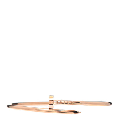 Cartier 18K Pink Gold Small Juste Un Clou Bracelet 17 1 of 6