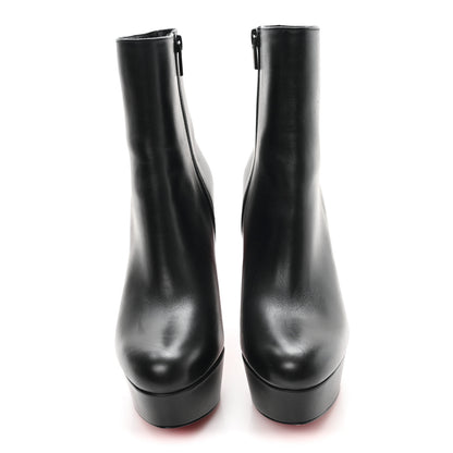 Christian Louboutin Calfskin Loo Booty 130 Ankle Boots 38.5 Black 3 of 9