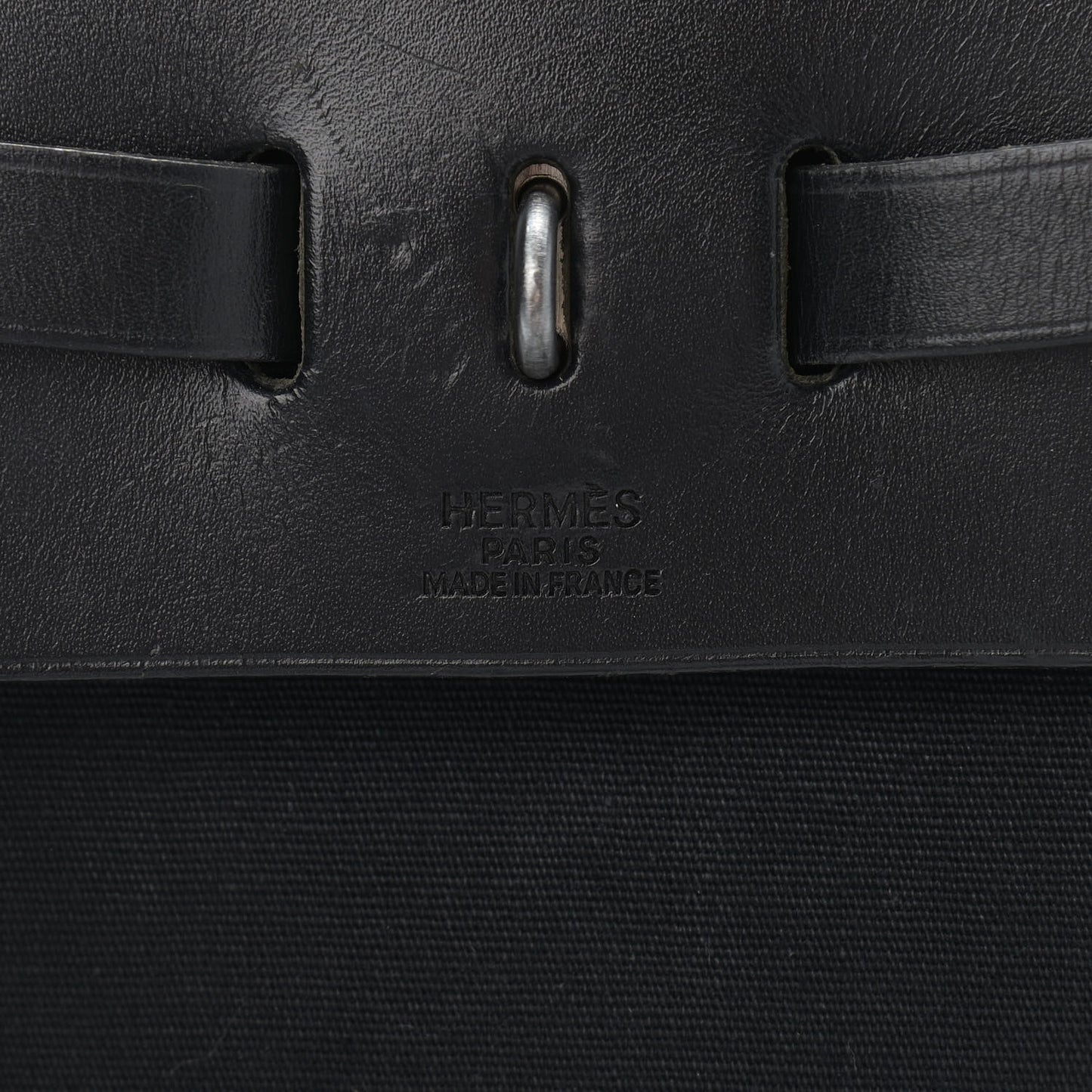 Toile Vache Calfskin Herbag 30 PM Backpack Black
