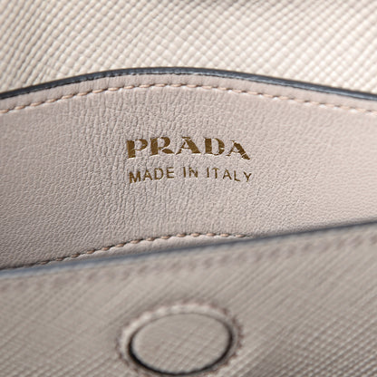 Prada Saffiano Cuir Large Double Bag Pomice 6 of 14