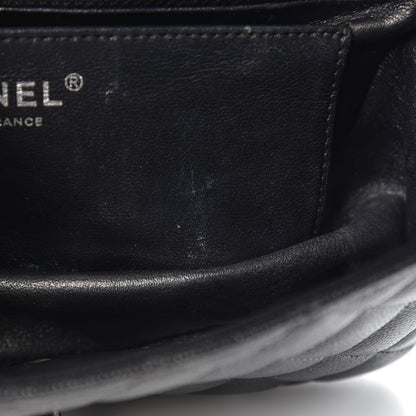 Chanel Metallic Caviar Quilted Mini Rectangular Flap Black 9 of 13