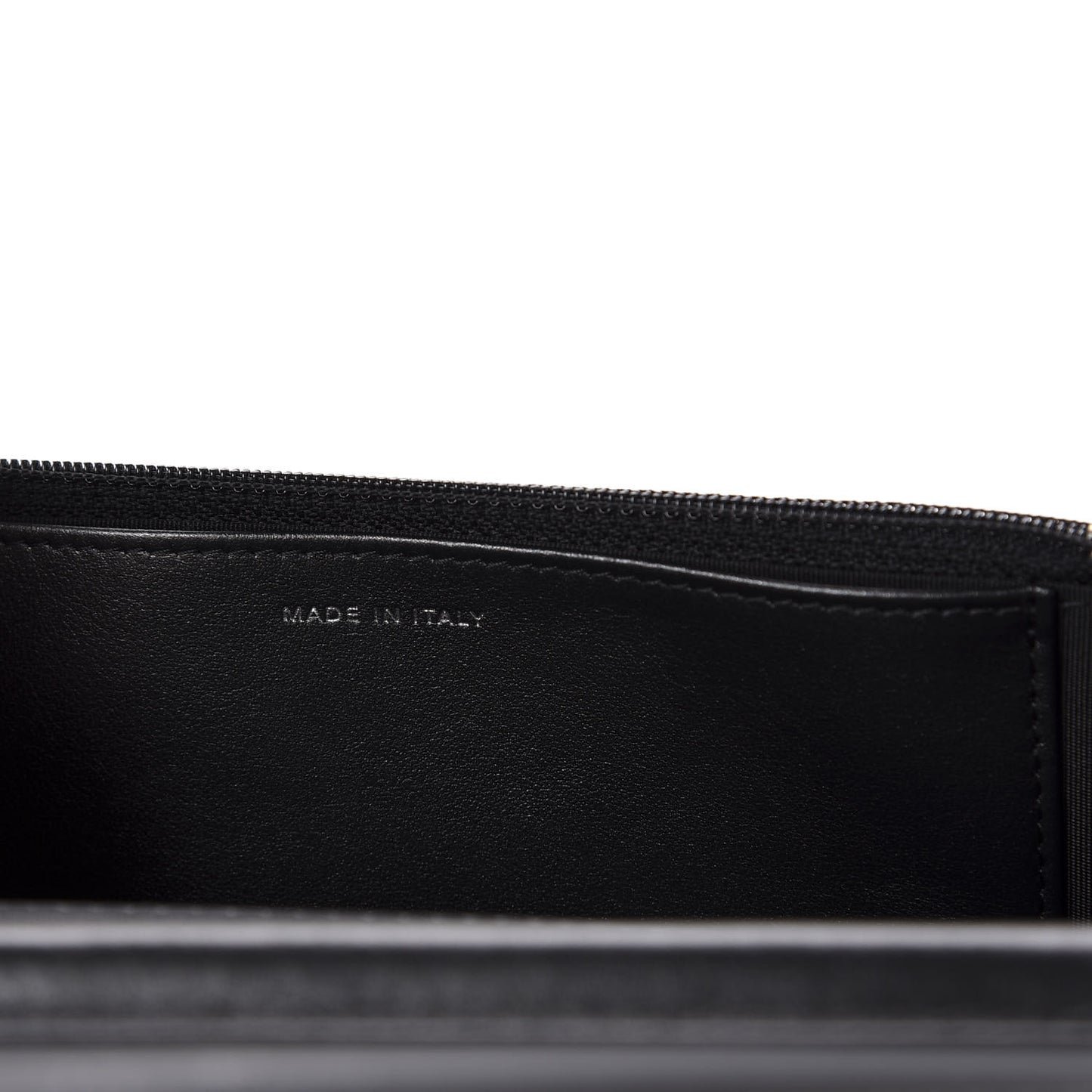 Caviar Chevron Quilted Vintage Mademoiselle Wallet On Chain WOC Black