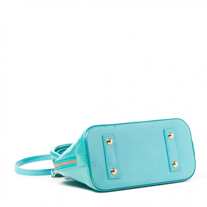 Louis Vuitton Vernis Alma BB Blue Lagon 3 of 9
