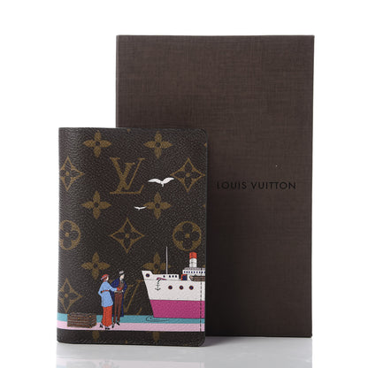 Louis Vuitton Monogram 2016 Christmas Animation Passport Cover Rose Ballerine 8 of 8