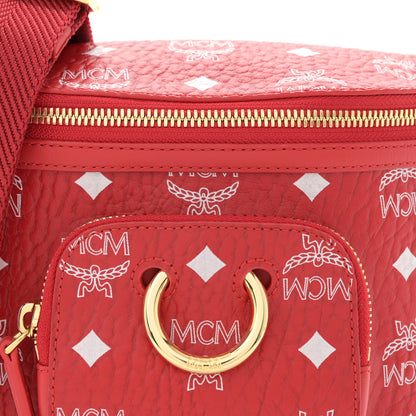 MCM New Years Visetos Small Klassik Crossbody Viva Red 8 of 11