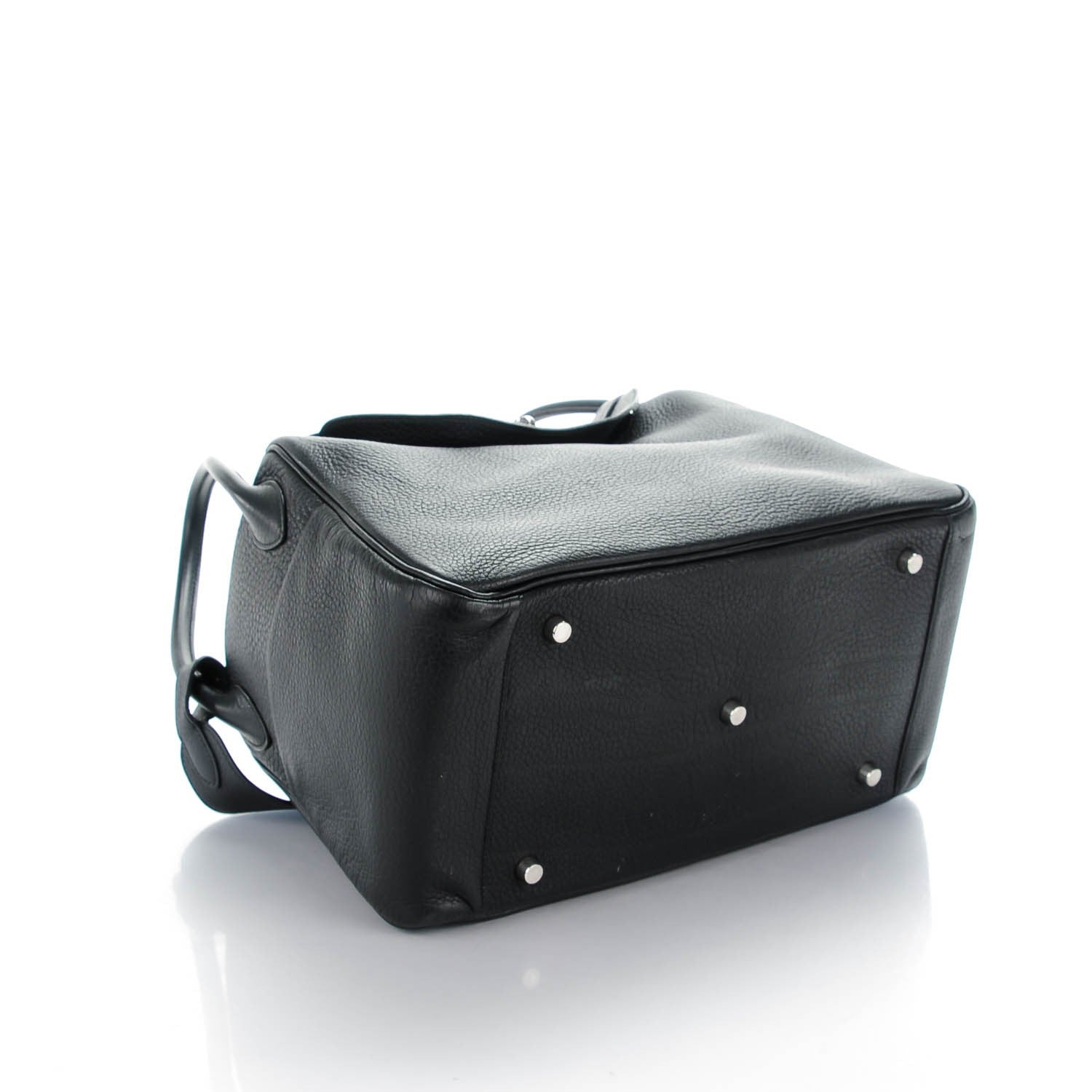 Hermes Taurillon Clemence Lindy 34 Black 4 of 9