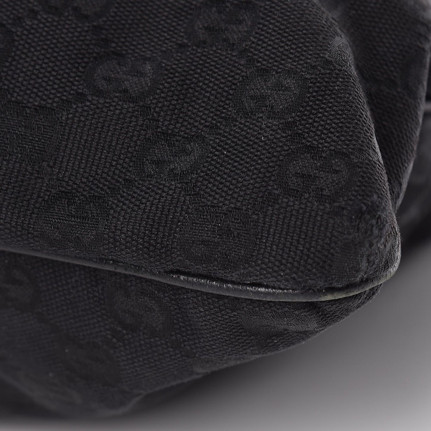 Monogram Web Medium Double Pocket Messenger Bag Black